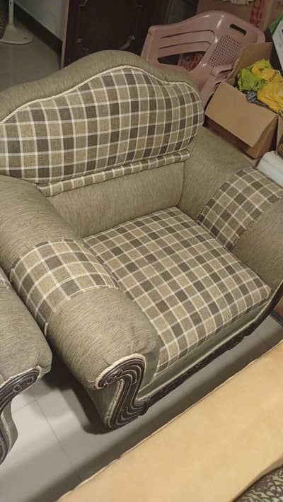 2 seater sofa set , with table