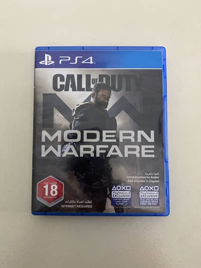 Call of duty modren warfare ps4