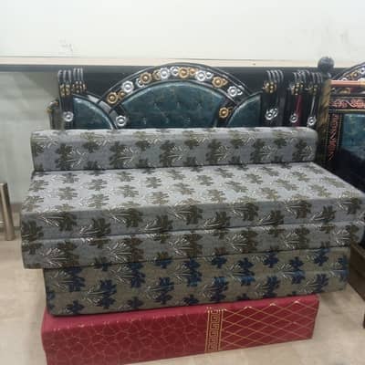 Sofa cum bed , folding sofa , bed set , iron bed set , solid iron bed
