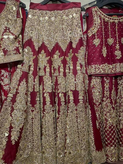 Barat lehnga choli dupatta