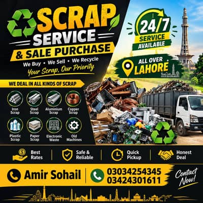 Scrap Buyer & Seller Lahore | Iron, Steel, Copper, Aluminium