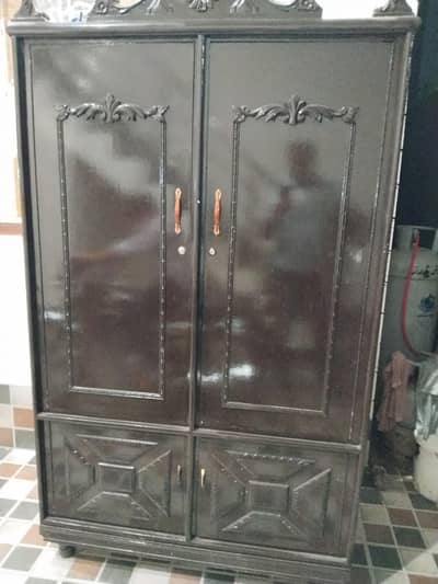wood almari . solid wood