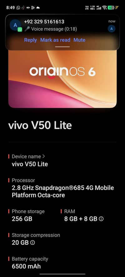 Vivo V50 Lite 4G