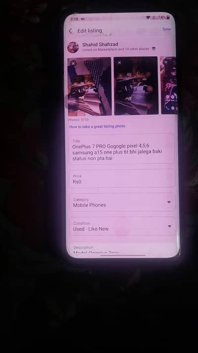 One Plus 7 Pro