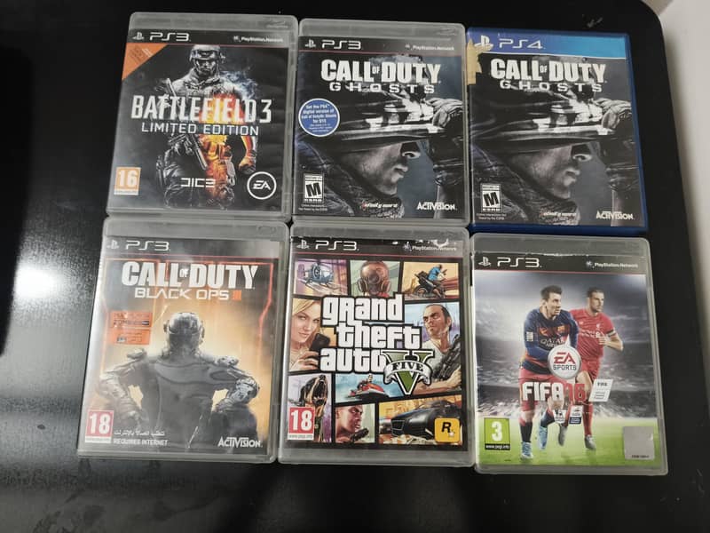PS3 GAME DISC BUNDLE 5 GAMES+GIFT 0