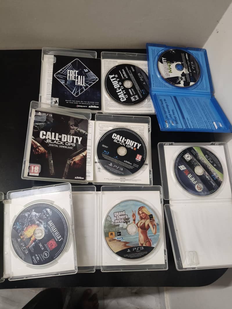 PS3 GAME DISC BUNDLE 5 GAMES+GIFT 1
