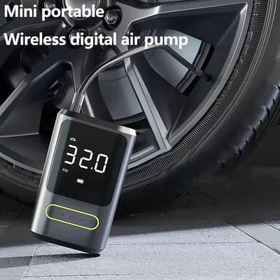 Ultra Compact smart Rechargeable Digital Air Pump