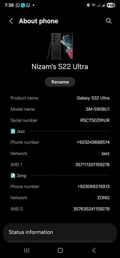 Samsung Mobile S22 Ultra