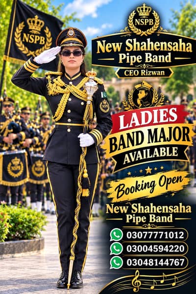 Ladies Band, Fauji Band baja , Events, Dhool , Fauji Pipe Band, Qawali