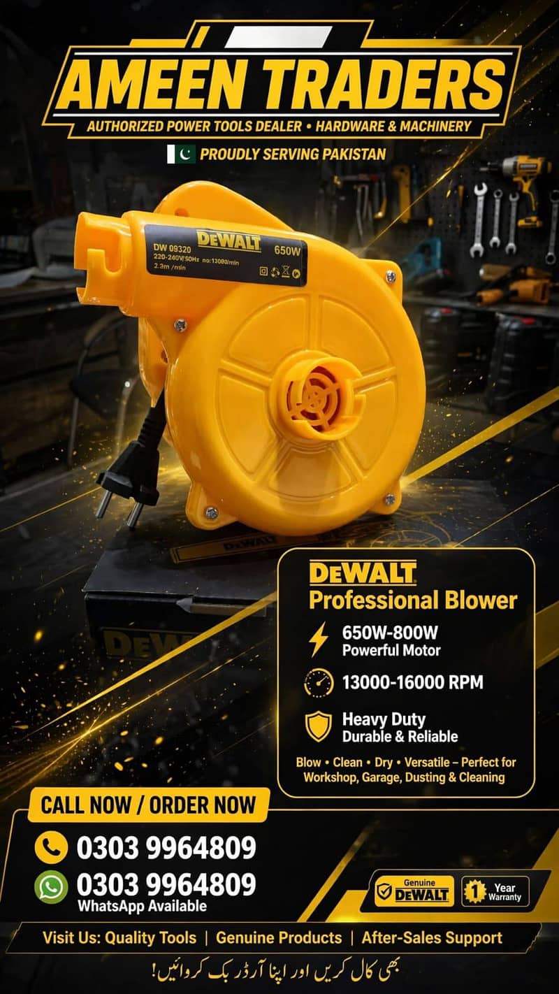 Dewalt blower 1