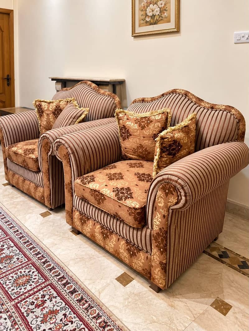 5 Seater Sofa Set 10/10 2