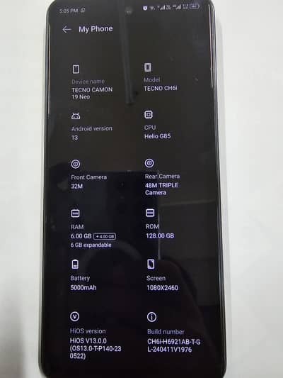 Tecno Camon 19 Neo