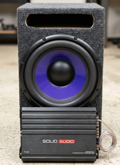 Pioneer woofer solid Audio amplifier