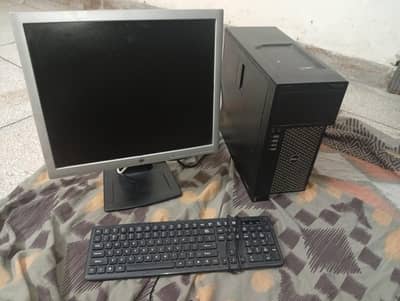 Computer pc tower Best work station with monitor and keyboard
