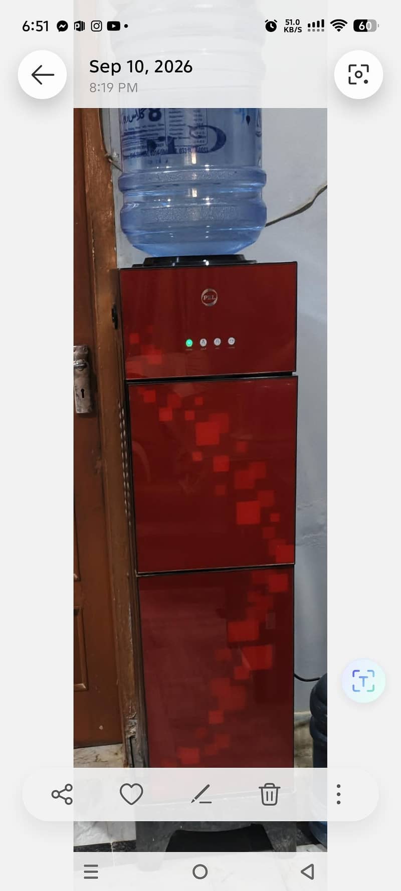 PEL Water Dispensor 0
