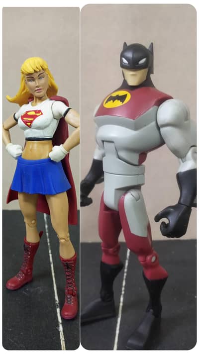 DCUC Supergirl Classic and Batman shadow Tek Action Figure