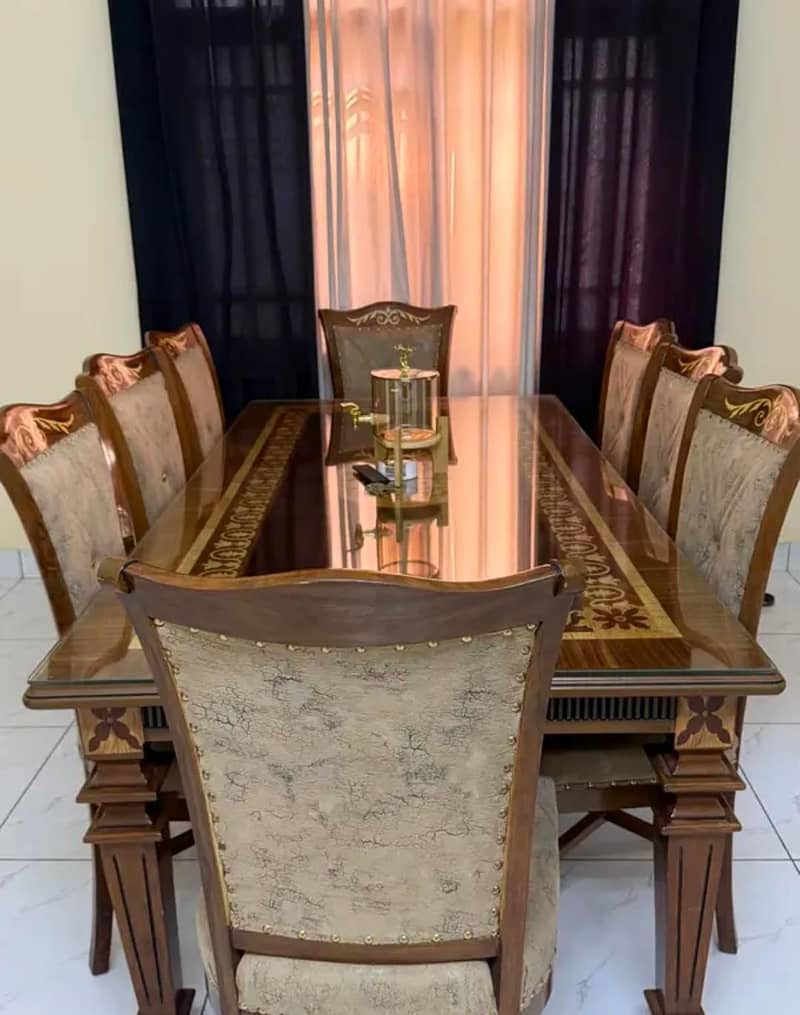 Eight chairs Dining table 0