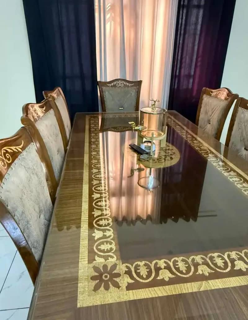 Eight chairs Dining table 1