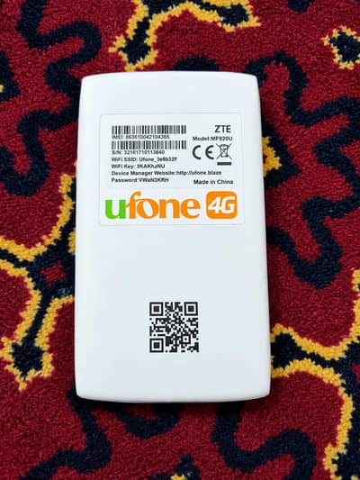 Ufone Blaze 4G Portable WiFi Device