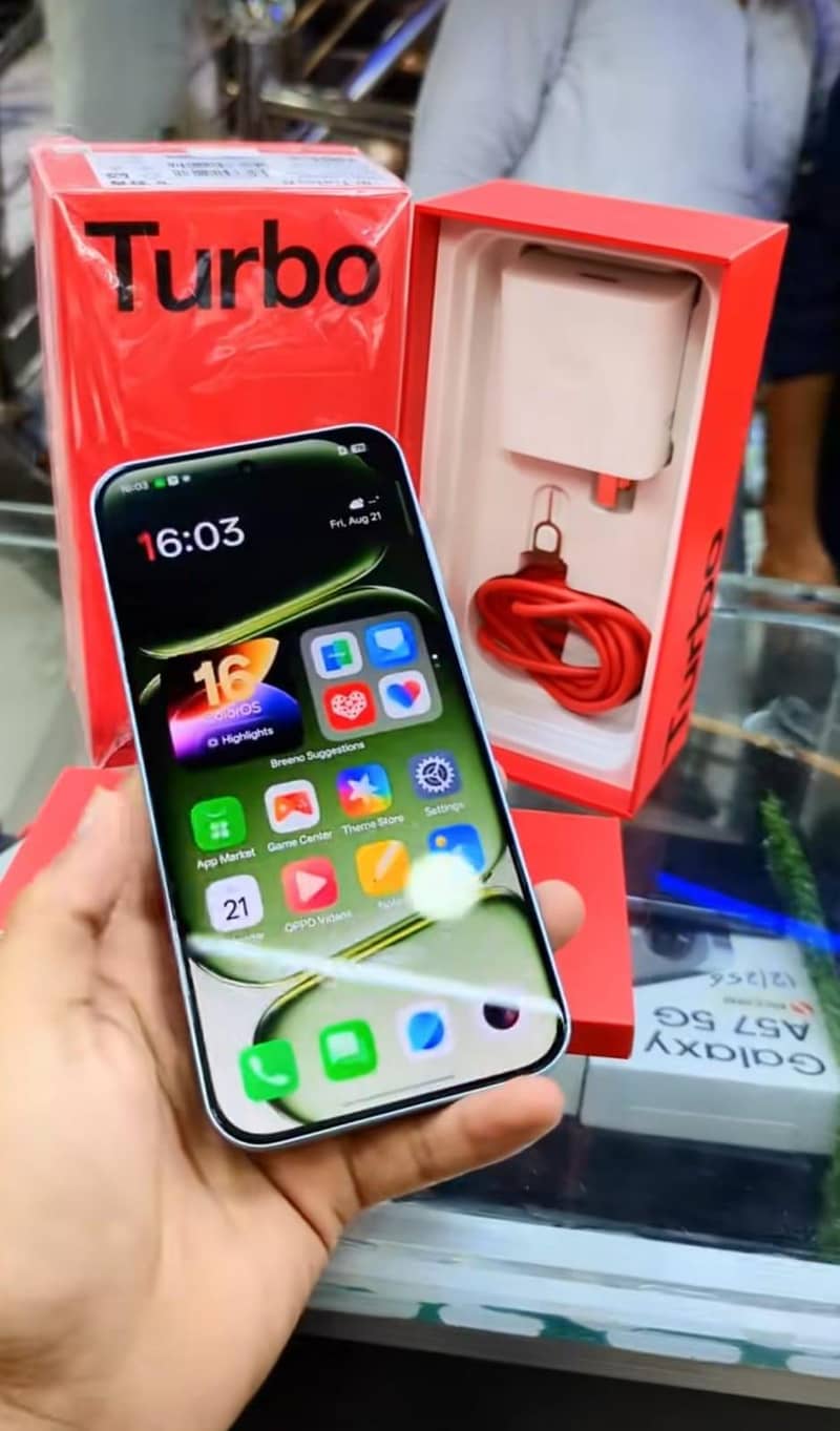 One Plus Turbo 6 box sath final rate 1