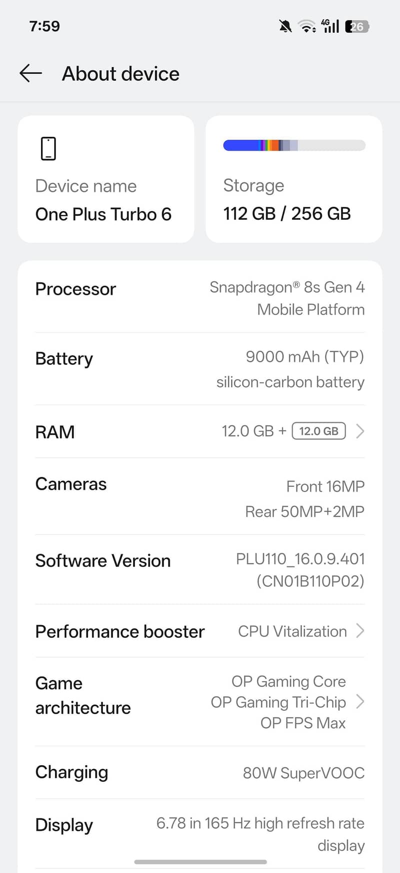 One Plus Turbo 6 box sath final rate 3