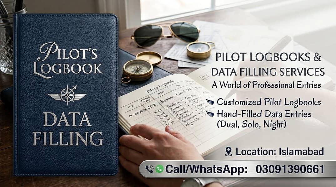 Pilot Log Book data entry service 0