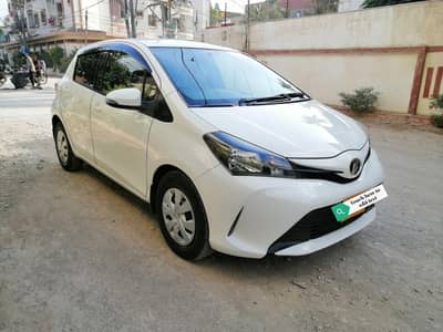 Toyota Vitz 2015 model 2018 registration 1000cc white