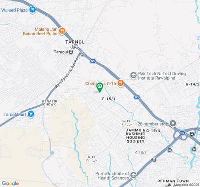 Premium 10 Marla Corner Residential Plot For Sale Near F-15 Markaz, Islamabad