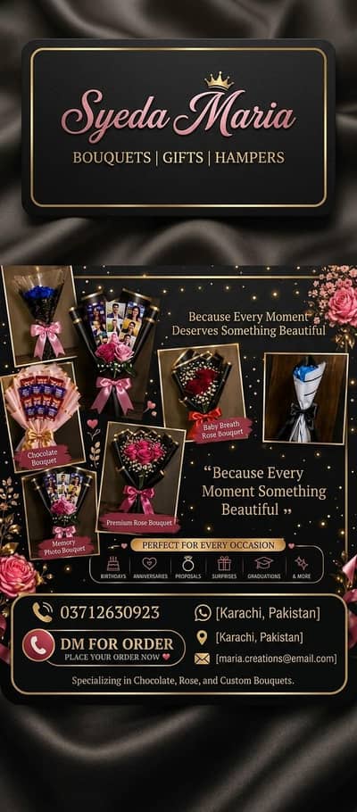 bouquet and Hampers