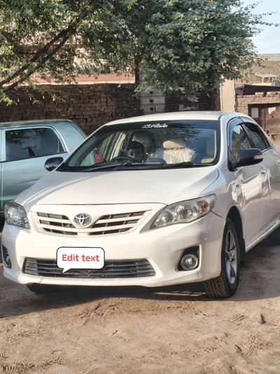 Toyota Corolla XLI 2010 convert XLI
