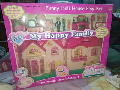 Funny House Play Doll Set for Kids