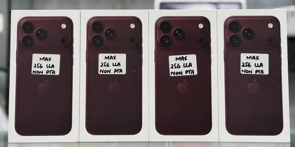 IPHONE 18 PRO MAX 256 GB LLA BURGUNDY NON PTA BOX PACK