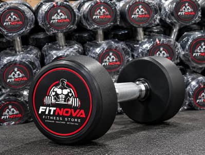 Title: FitNova Premium Rubber Dumbbells – Quality You Can Trust