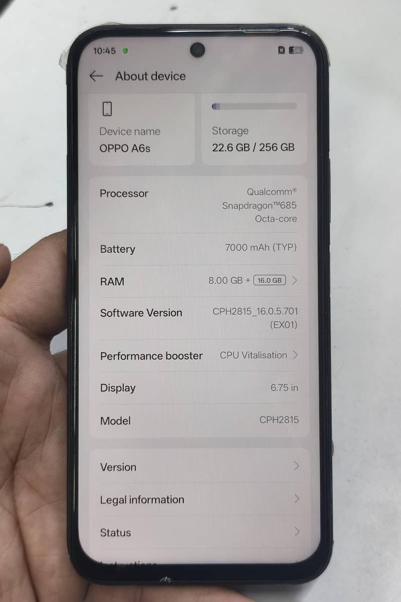 OPPO A6s 6