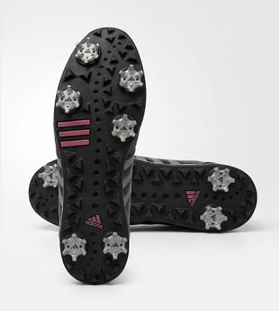 Excellent Condition Adidas Cricket Shoes - Black/Silver - Men's US 7.