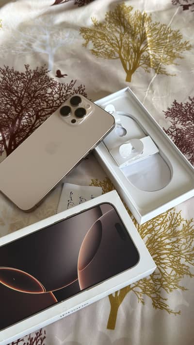 Apple iPhone 16 Pro Max 256gb Desert with 1 Physical