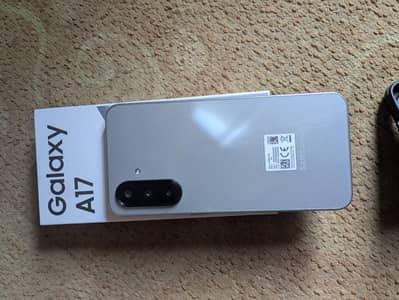 Samsung Mobile A17 Ram ROM 6 128 warranty me hai  new box pack mobile