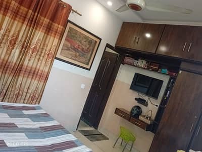 Furnished Bedroom Available For Rent in Bankers Co-operative housing Society Near Pkli Hospital Bedian Road