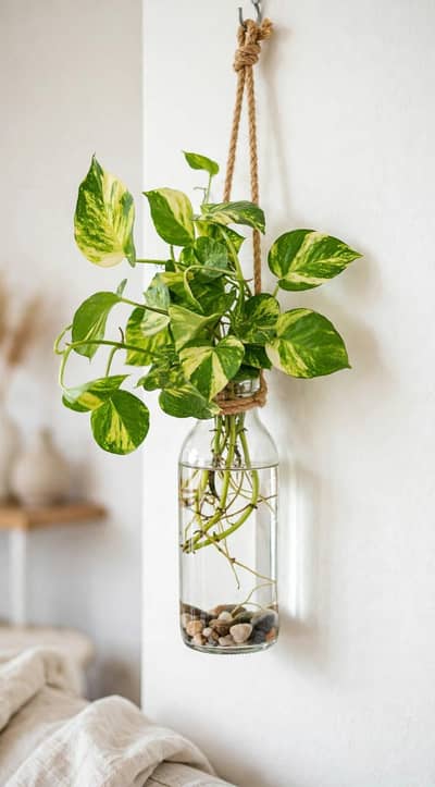 very healthy money plant