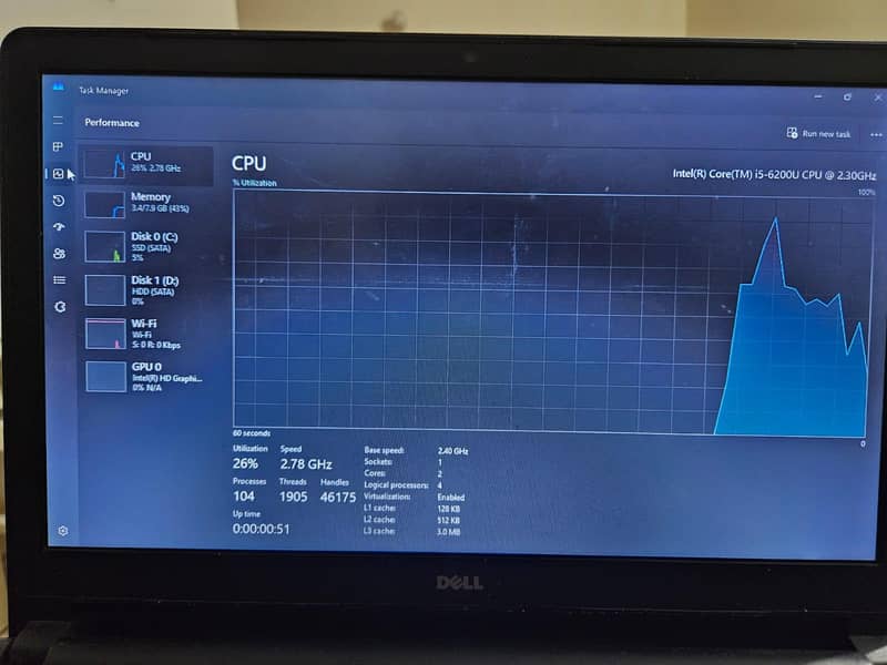 dell laptop 7