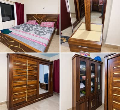 Lasani Wood Complete bedroom Furniture Set