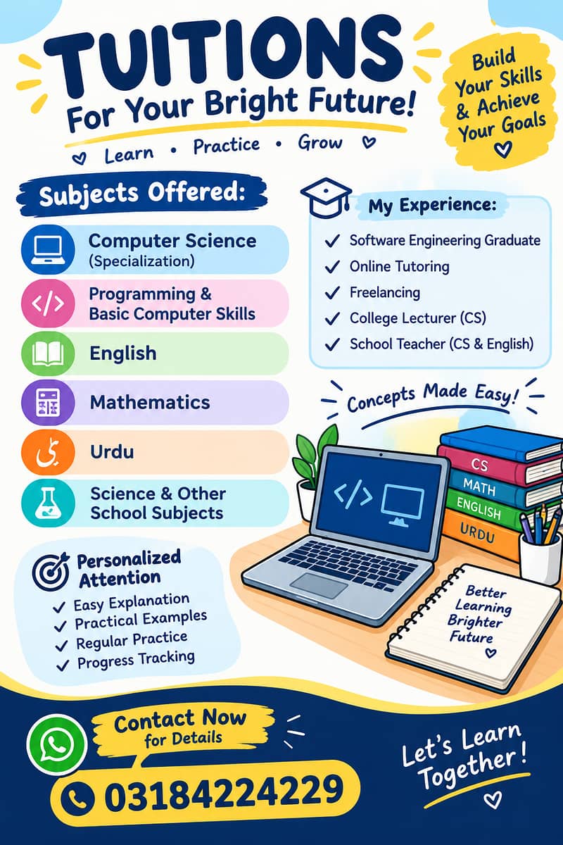 Computer Science Tutor | Teacher 0