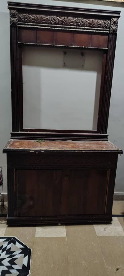 Sheesham Wood Dressing Table with Storage (Used)