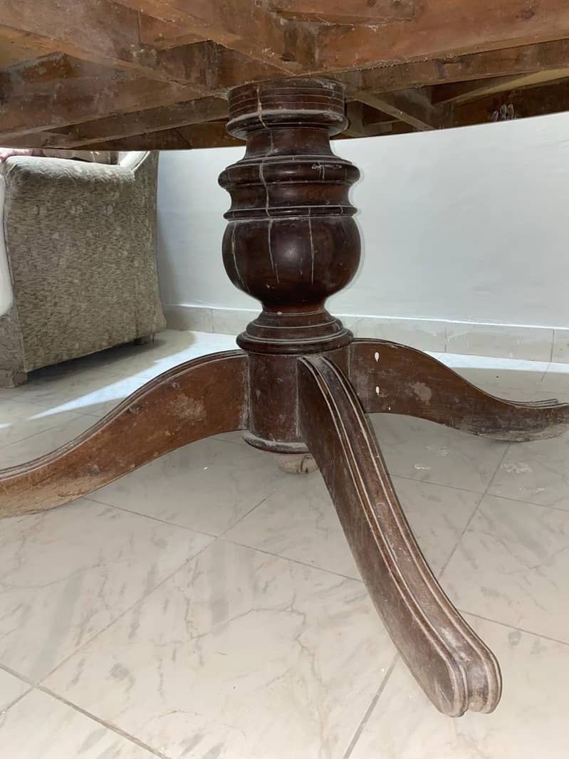 Dining table pure wood 4