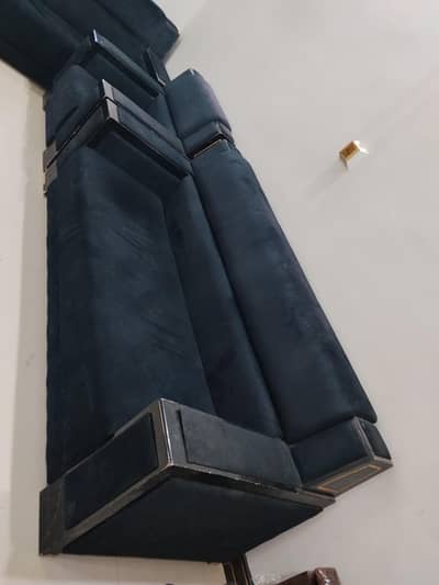 Premium Dark Blue Sofa Set for Sale – Excellent Condition