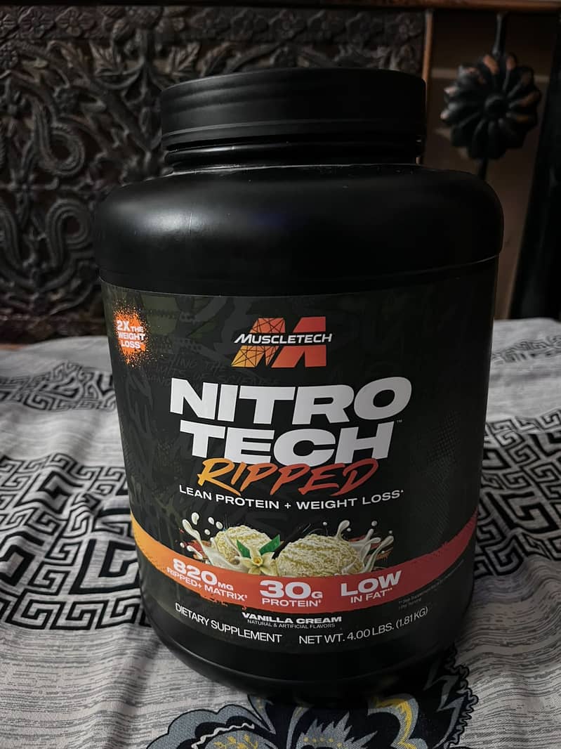 MuscleTech Nitro-Tech Ripped Protein  0
