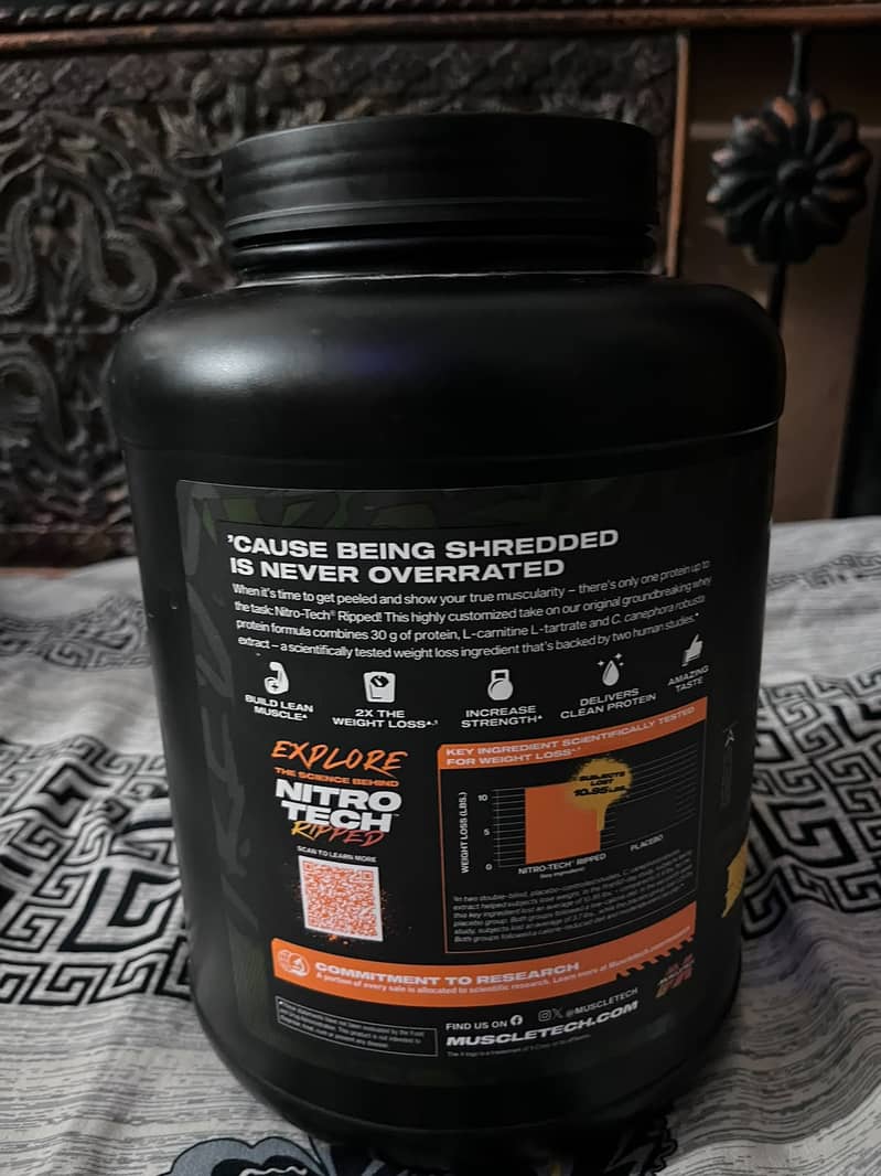 MuscleTech Nitro-Tech Ripped Protein  2