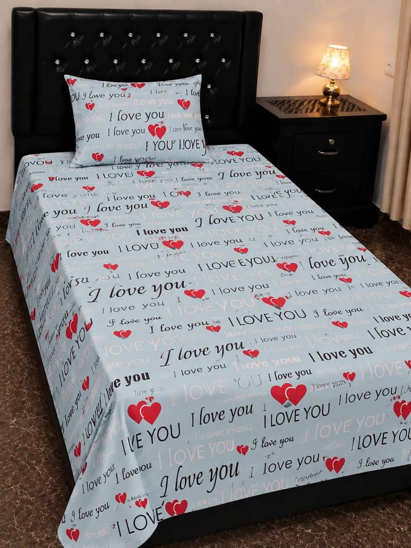 SINGLE BEDSHEET BEAUTIFUL DESIGN 2