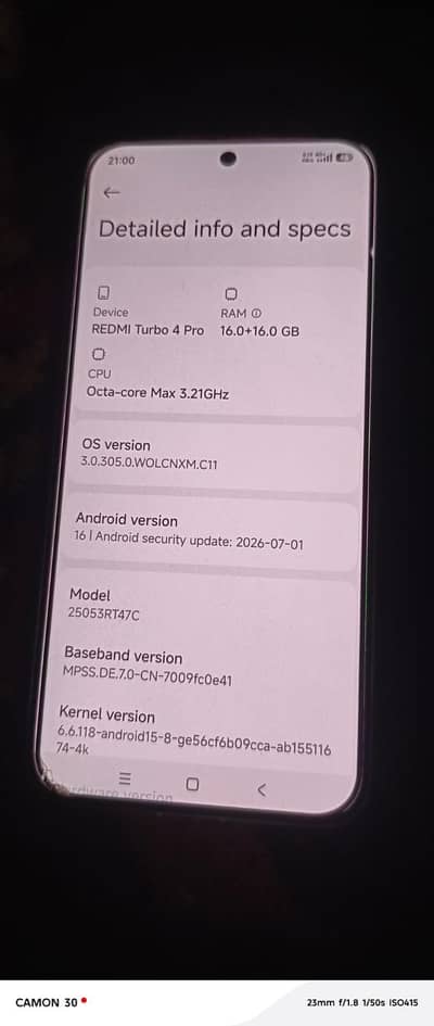 Xiaomi Redmi Turbo 4 Pro 16/256