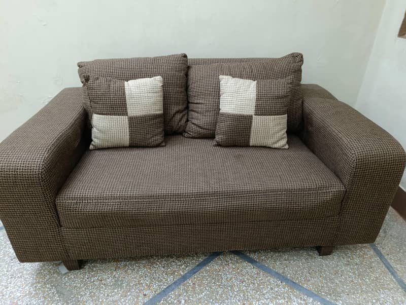 L shape + 2 Seater sofa set 1